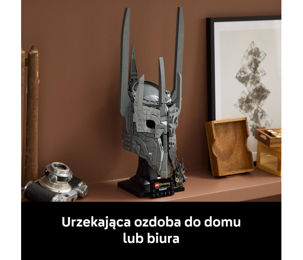 LEGO ICONS 11373 Władca pierścieni: Hełm Saurona - 1489542 - zdjęcie 8